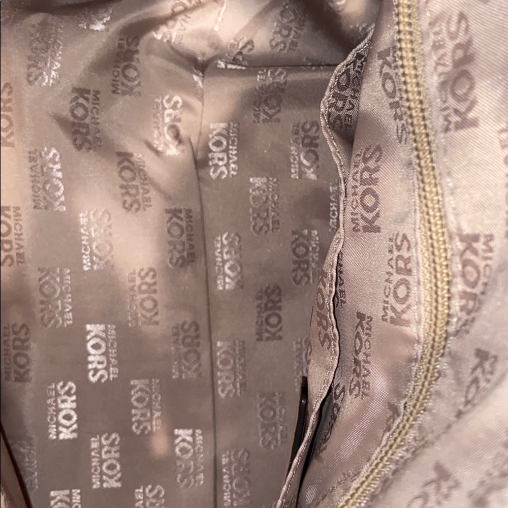 Michael Kors White and Tan Satchel - Picture 7 of 15